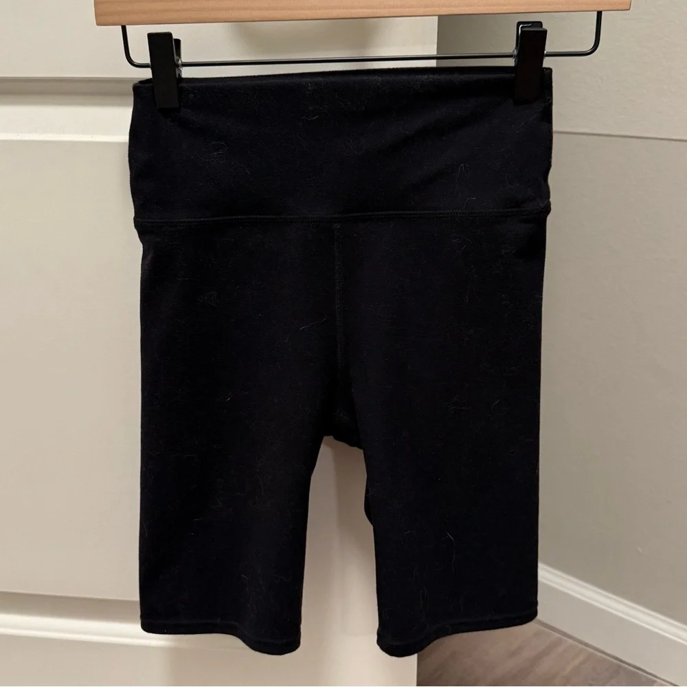 Joah Brown The Biker Short in Sueded Onyx - Picture 3 of 5